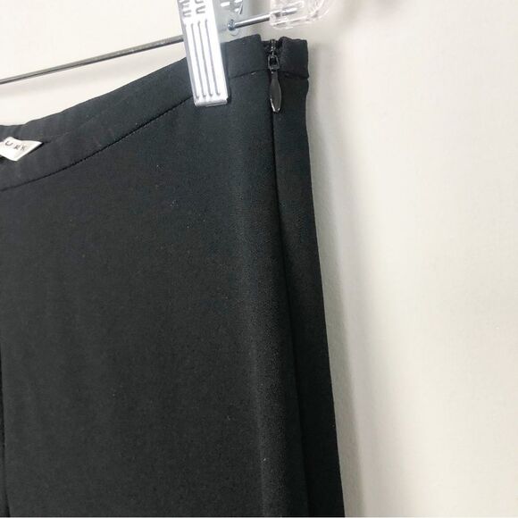 TRINA TURK | Solid Black Wide Leg Dress Pants Side Zipper Women’s Size 4 - Picture 5 of 8